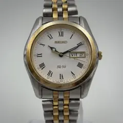 SEIKO SQ100 クォーツ腕時計 コンビカラー - メルカリ