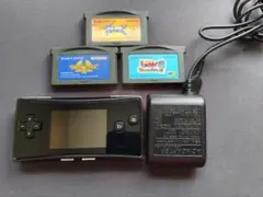 GAME BOY micro ブラック 本体　ソフトセット売りのサムネイル