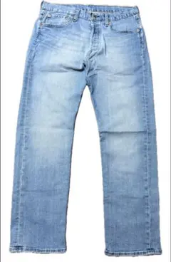 Levi's 501 w32 ダメージ・リペア無し スカイブルー リーバイスのサムネイル
