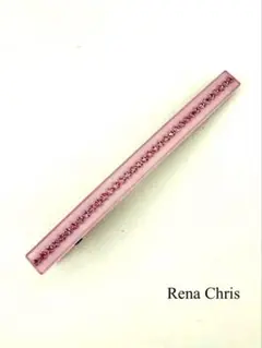 【H14】Rena C.PARIS ラインストーンヘアクリップ　ピンクのサムネイル