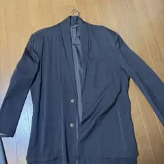ネイビー シングルボタン カジュアルスーツ M