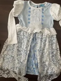 Disney Frozen 水色レースドレス 130
