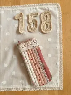 ハンドメイド　パッチワークのシニアグラスケース❤︎
