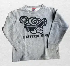 HYSTERIC MINI トレーナー長袖スウェット ロゴフェイス 両面プリント