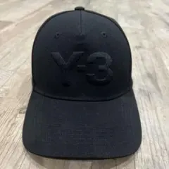 Y-3 ロゴ キャップ ブラック JN8678