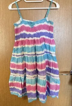 Navy ノースリーブ チュニック　タイダイ柄 160cmのサムネイル