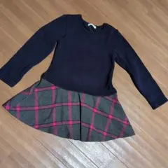 女児　重ね着風トレーナー