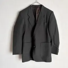 LANVIN PARIS テーラードジャケット セレモニー 無地 ダークグレー 