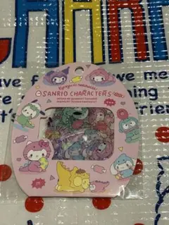 サンリオキャラクターズ　ダイナソーデザイン　フレークシール