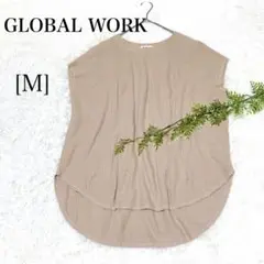 ✨美品✨グローバルワーク ベスト　ベージュ　春夏　M チュニック丈