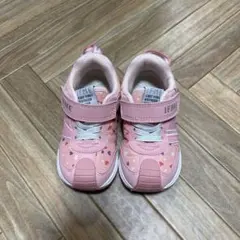 【最終価格】イフミー　スニーカー　ピンク　ハート柄　15.0cm