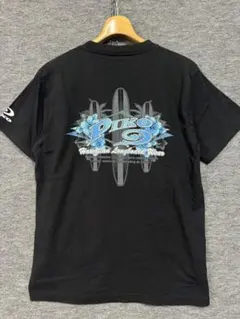 PIKO ピコ ビッグプリント tシャツ 00's 黒 サーフ ラメ Mのサムネイル