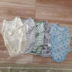 ユニクロ 長袖ボディスーツセット 70cm