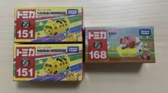 ドリームトミカ 3個セット 151 168 ピカチュウ ポケモン カービィのサムネイル