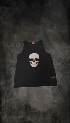 00s Y2K 平成 スカル タンクトップ V系 お兄系 パンク ロック