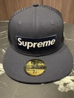 Supreme 59FIFTY メッシュキャップ ネイビー 7 1/2