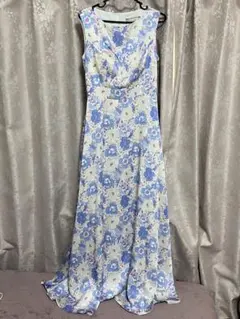最終価格　GINZA COUTURE 花柄ロングドレス サイズ2 erukei