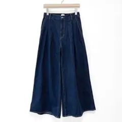 美品 フリークスストア シマロン スーパーワイドデニム ゆったりのサムネイル
