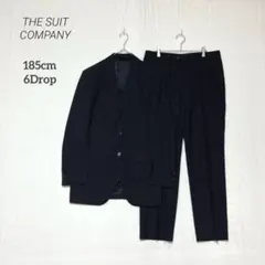 【THE SUIT COMPANY】美品✨ブラックフォーマル スーツ シングル