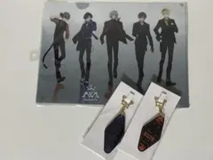 Noctyx クリアファイル2枚セット & キーホルダー