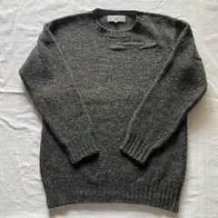 Laurence J Smith ダークグレー ニット 38