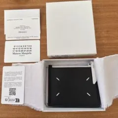 新品未使用、Maison Margiela マネークリップ付き二つ折り財布