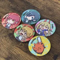 チェンソーマン 缶バッジ デフォルメ デンジ パワー マキマ 姫野 ポチタ