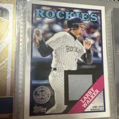 MLBレジェンド　ラリーウォーカーパッチカード