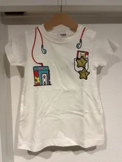 X-girl STAGES カセットテープ柄 Tシャツ 80 ワンピースのサムネイル