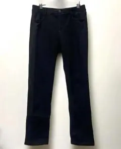 しまむら　裏起毛　ブラック スキニーパンツ