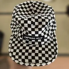 【美品】CAPTAINS HELM チェッカーフラッグ柄 キャンプキャップのサムネイル
