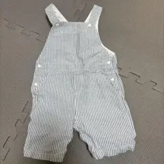 Petit Bateau ストライプオーバーオール 80cm