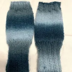 ハンドメイド　手編み　ハンドウォーマー
