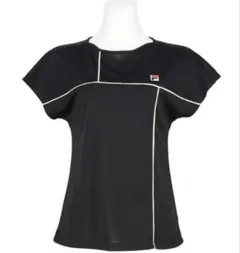 新品　フィラ ゲームシャツ FILA ブラック Mサイズ　テニスウェア