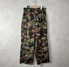 ユーロ古着 ミリタリーパンツ カモフラ柄 スイス軍 アルペンカモ ヴィンテージ