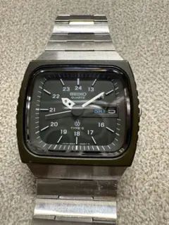 SEIKO TYPE II クォーツ腕時計 黒