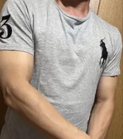 Polo Ralph Lauren グレー Tシャツ カスタムスリムフィット