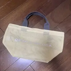 DEAN&DELUCA♡イエローメッシュトート中古汚れなしS♡