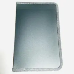 6リング ファスナーケース 黒 バインダー 新品 セリア
