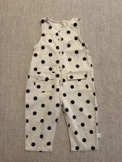【100】 SHEIN オーバーオール　ドット柄　子供服　キッズ