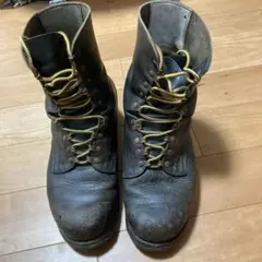 ヴ*)様 ドイツ軍　レザーブーツ 28.5センチダークブラウンのサムネイル