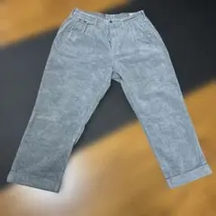 J.S. Homestead コーデュロイ ワイドパンツ グレー