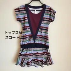 フィラマルチカラーテニスウェアセットアップ