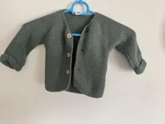 オーガニックコットンニットカーディガン