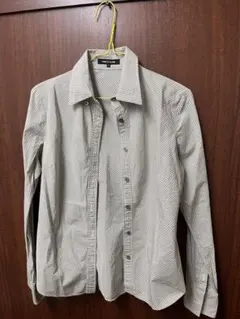 COMMECADUMODEチェック柄長袖シャツサイズ11キッズレディースメンズ