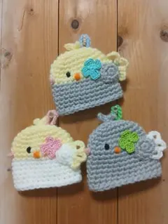 オカメインコのエコタワシ 3個セットのサムネイル