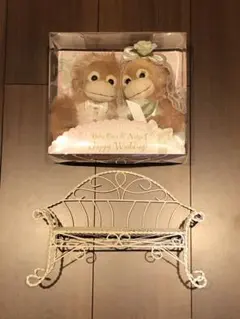 【美品】Baby Coco & Natsu カップル ウェディング ベンチ付き