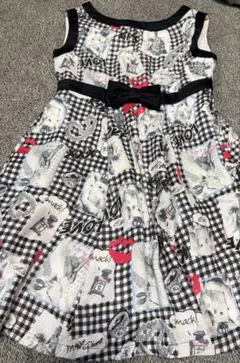 メゾピアノワンピース ギンガムチェック