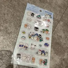 しろたん × はぴだんぶい　ぷくっとシール