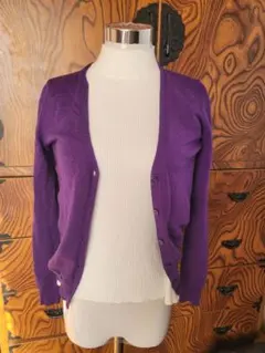 メリノウール100% カーディガン